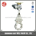 East Well CS knife gate valve, Non-rising stem, Electric knife gate valve, Professional Leading Manufacturer in Shanghai